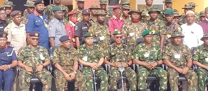 Cross Section of Participants at the 3 Day Nigerian Army 8 Division 2022 Operations Planning Cadre workshop held at Giginya Barracks, Sokoto State. 
