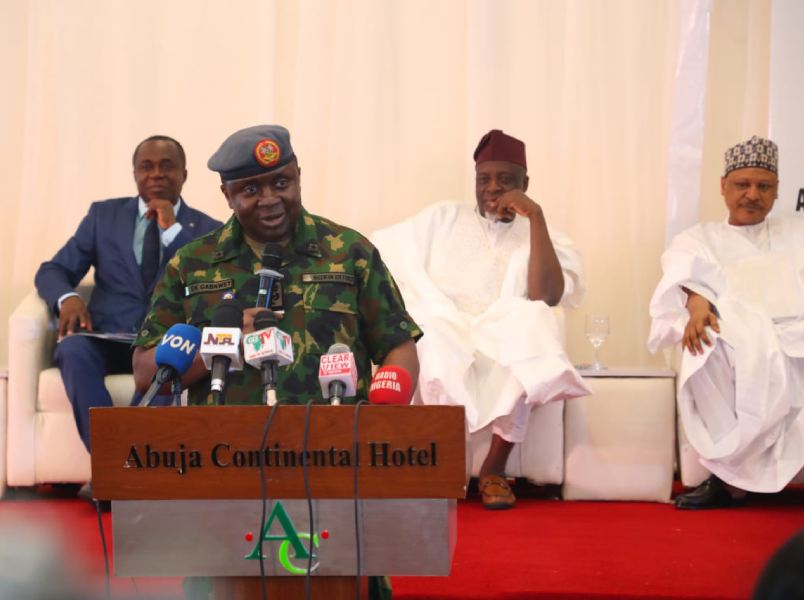 Air Commodore Edward Gabkwet, representative of the Chief of Air Staff