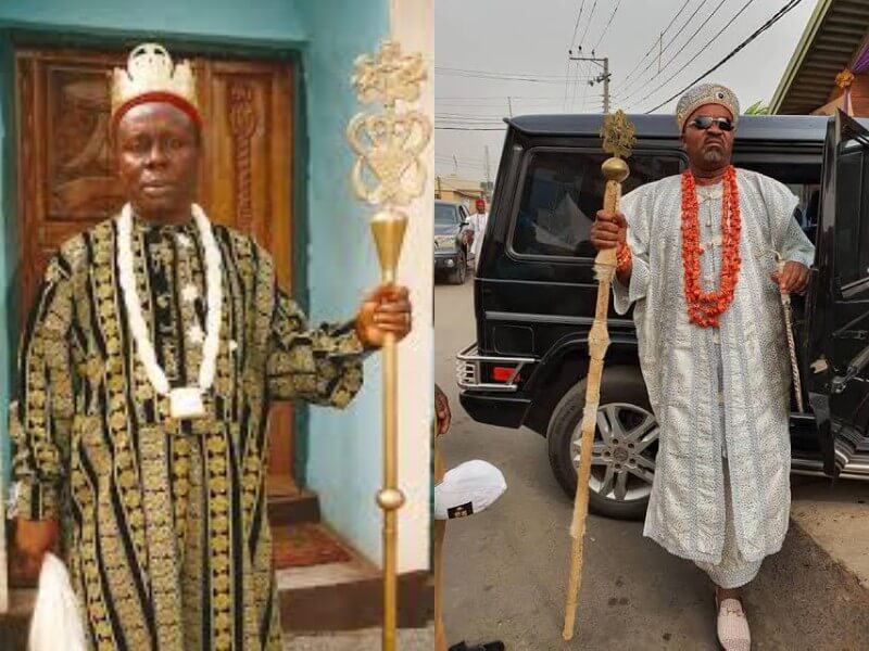 Igwe Gibson Nwosu (Left) Augustine Chukwuezugo Ndigwe (Right)