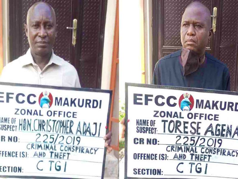 Christopher Adaji and Torese Agena