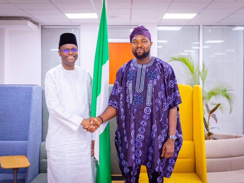 ICPC Chairman, Dr. Musa Adamu Aliyu, SAN (left) and the Hon. Minister of Communications and Digital Economy, Dr. Bosun Tijjani, on Friday.