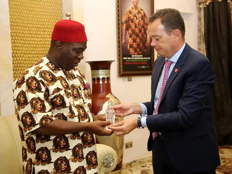 Ekweremadu receiving NBC delegation