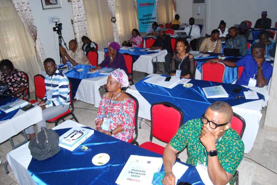 *  Participants at the Day-one session of the media training workshop on Wednesday.