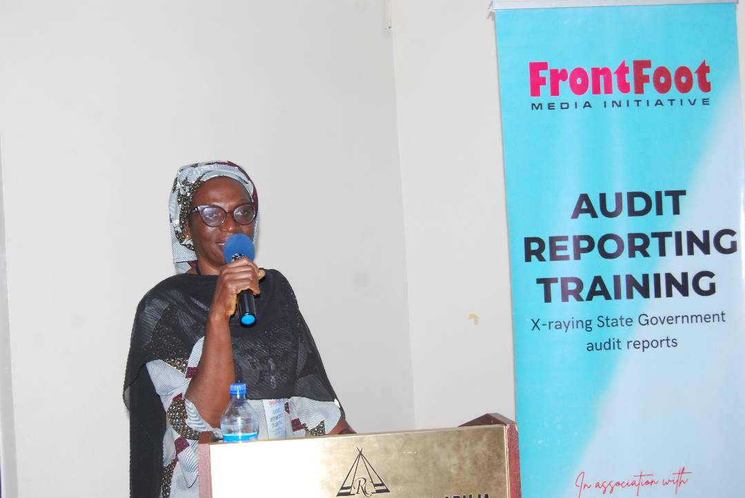 *  One of Speakers/presenters during the training workshop 