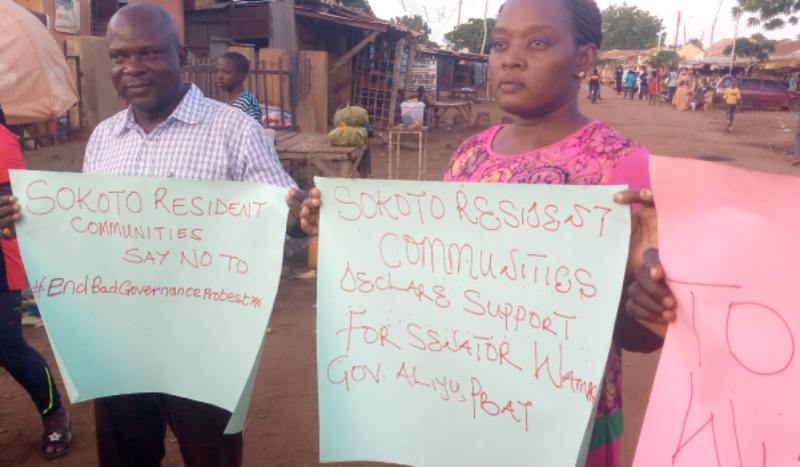 The protesters in SOKOTO.