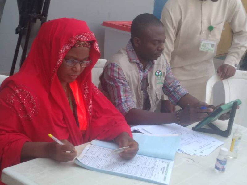 *  Picture of some of the polling units visited in Bauchi and Darazo LGAs during the Mock Accreditation in Bauchi.