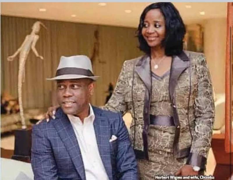 Late Dr Herbert Wigwe and his wife, Chizoba