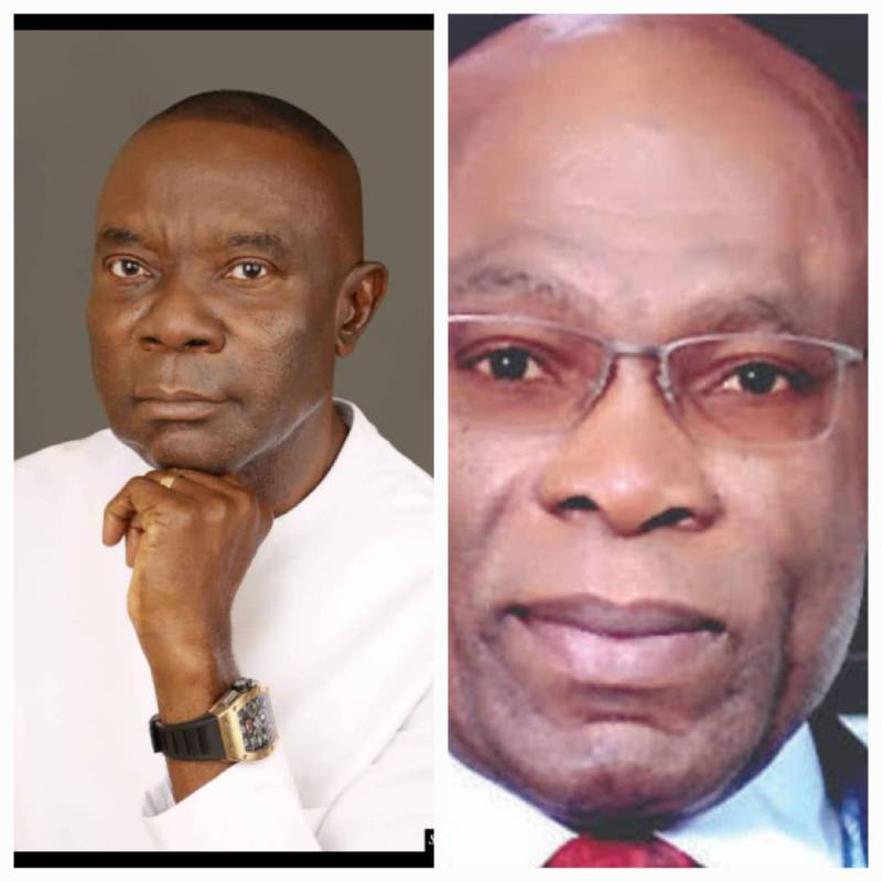 Chief Tony Chukwu (left) and Chief Leo Stan Eke.