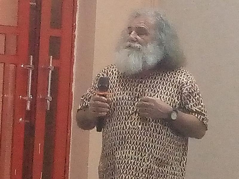 Mr Wayne Bleier, an MHPSS Consultant with UNICEF and Facilitator of the 3 day training making presentation on what is mental health and psychological support? Photo by: Ankeli Emmanuel In Sokoto.