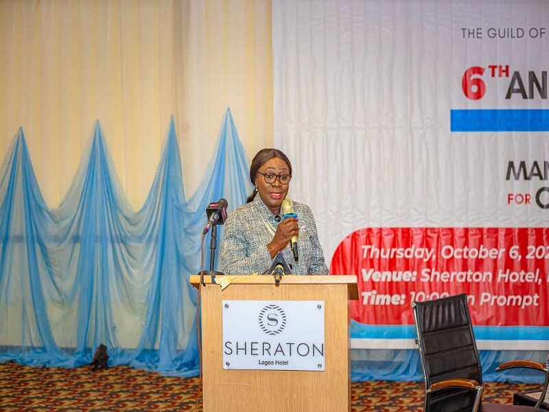  *  Mrs Nnenna Ukoha, Head corporate communications who represented the EVC of NCC Prof Umar Danbatta, at the GOCOP Annual Convention in Lagos.