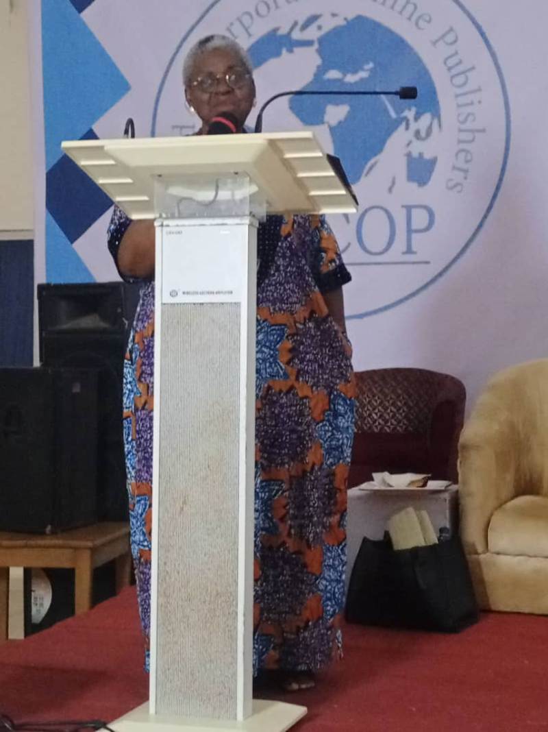 Ms Debrah Ogazuma, Edutainment Communicator, Veteran Broadcaster and Speaker at GOCOP Annual Conference.