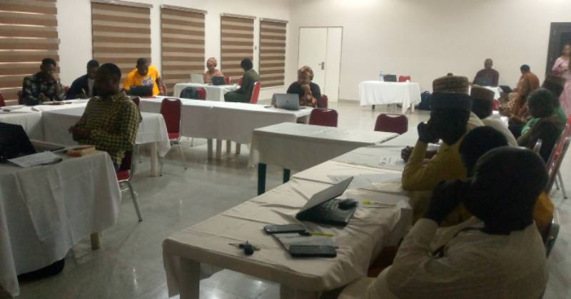 Cross section of participants at the 2 day Disaster Reduction and Social Safety (DRaSS) workshop held in Sokoto Dankeni Hotels. 