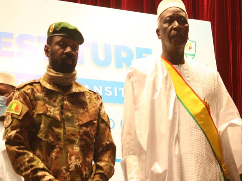 Ba N'Daou and Colonel Assimi Goita