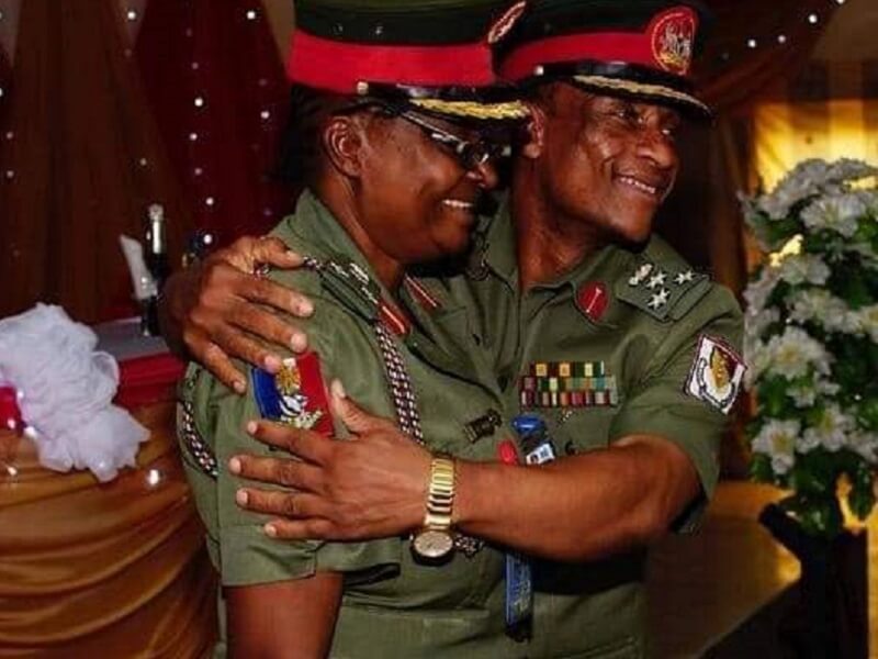 *  Husband and Wife: Brigadier-Generals Clifford Wanda and Cecila Akagu. 
