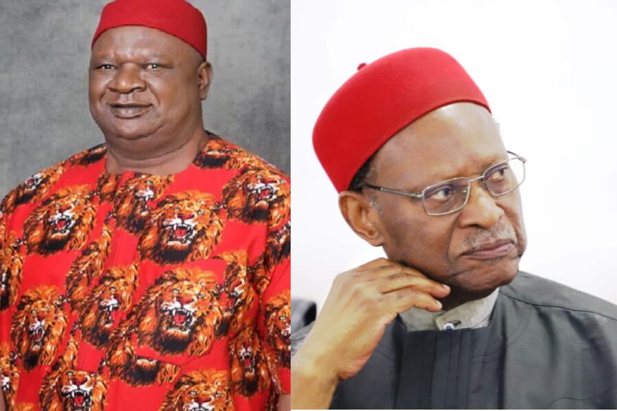 Senator Anyim Pius Anyim and Chief Emeka Anyaoku 