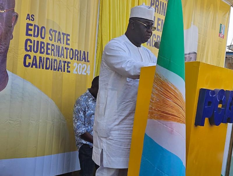 Prince Clem Ikanade Agba, Edo APC Guber aspirant.