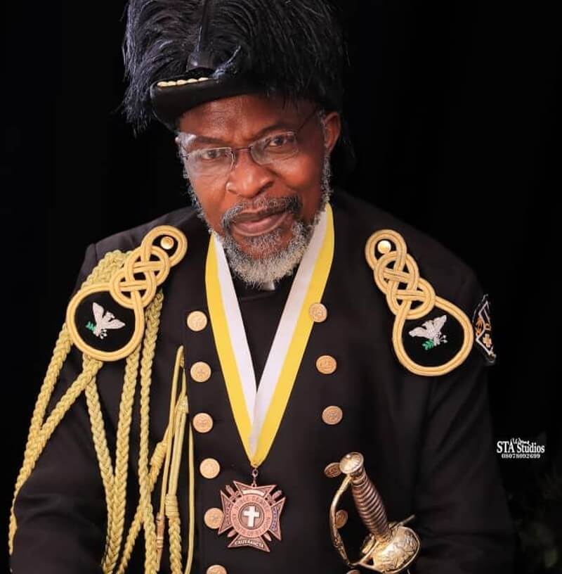 Maj. Gen. Prof. Remy Uche, Supreme Subordinate Commandery President Nigeria, Knights of St. John International (KSJI).