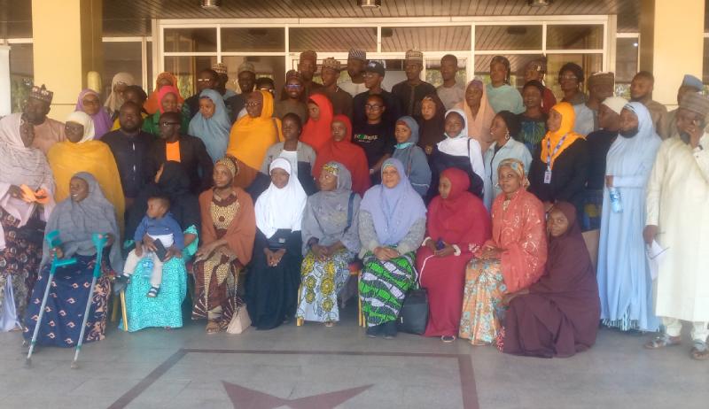 Participants at the one day PLAN Int'l Hybrid Legislative and Policy Dialogue on GBD in Education Sector as part of the 16 days of activism held in Sokoto.  PHOTO BY ANKELI EMMANUEL, Sokoto 