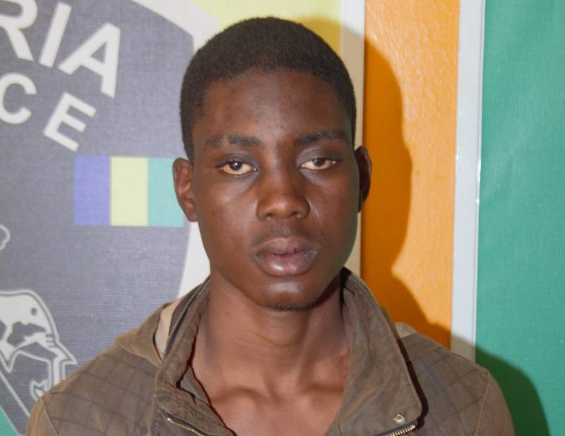 The suspect, Muhammad Ibrahim.