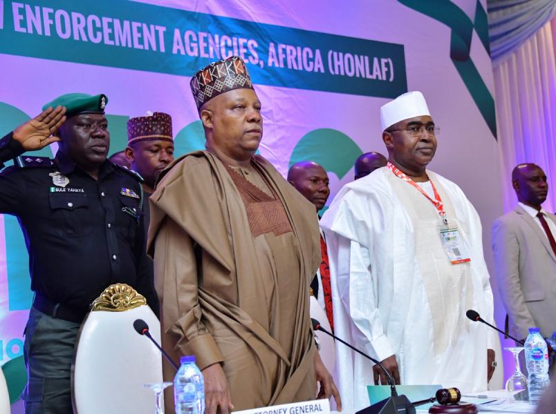 *  L-R: Vice President Kashim Shettima and Brig.Gen. Muhammed Buba Marwa.