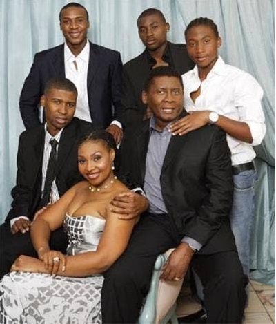 Yvoyne Chaka Chaka and family