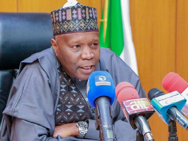 *  Gombe State Governor, Muhammad Inuwa Yahaya.