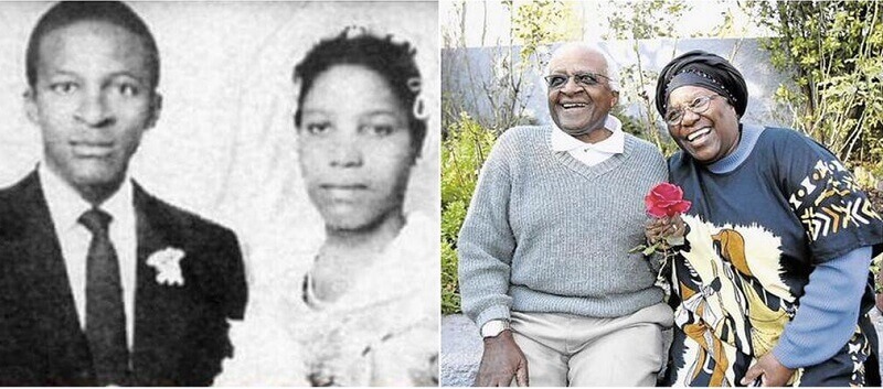 Bishop tutu and his wife leah