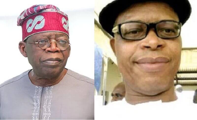Bola Tinubu (Left) and Steve Osuji (Right)