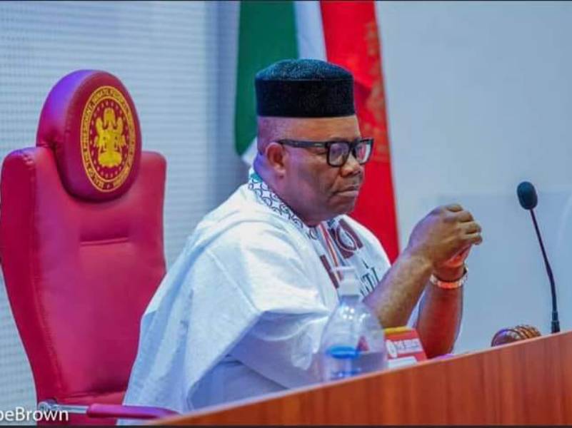 Senator Godswill Akpabio: Nigeria's President of the Senate.