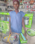 *  Malam Bashir Ibrahim, the 30 year-old shoeshiner