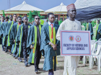 Some newly admitted students during the matriculation ceremony of NAUB.