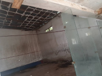 *  Dilapidated Squash Court at David Mark road, Minna