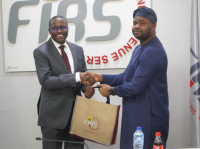  ICPC CHAIRMAN, Dr Musa Adamu Aliyu (left) and FIRS Chairman, Dr Zach Adedeji (right) during the visit.