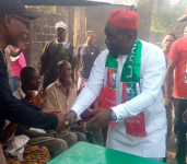 *  Dr James Okoroma meeting with his political supporters