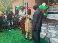 Mrs Agatha Nnaji, CEO Geometric Power Limited Aba, Abia State (extreme left) at the event.