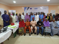 Group picture of participants at the 5 day training of trainers workshop on (ABEP) and Livelihood Opportunities for Children and Youths in Sokoto state. Photo by: Ankeli Emmanuel, Sokoto 