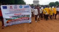 *  Students of Sokoto Government Technical College on Road Walk in commemoration of the World Youth Skills Day. Photo by: Ankeli Emmanuel, Sokoto.