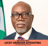 Ondo State Governor, Hon. Lucky Orimisan Aiyedatiwa